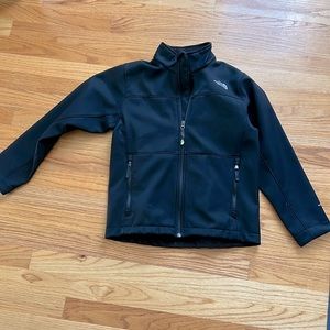 Boys North Face shell/fleece jacket, size M (10-12).
